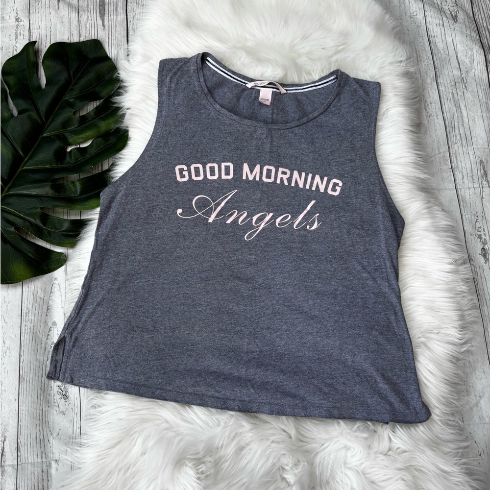 💕Victoria’s Secret Good Morning Angels Tank L
